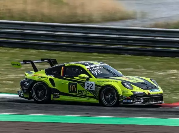 Laurin Heinrich beim Rennen des Porsche-Carrera-Cup in Oschersleben 2021 Titel-Bild zur News: Laurin Heinrich beim Rennen des Porsche-Carrera-Cup in Oschersleben 2021