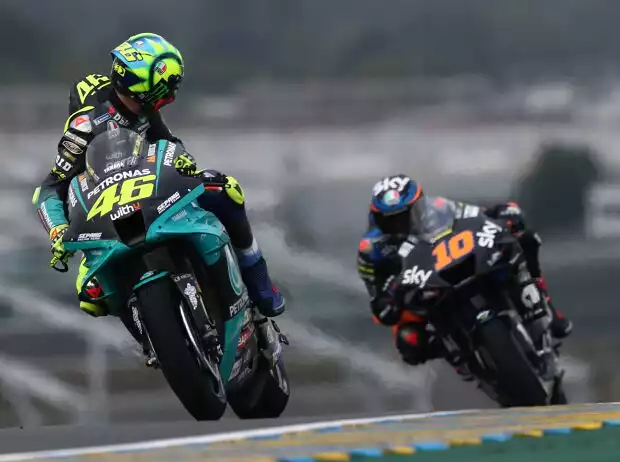 Titel-Bild zur News: Luca Marini, Valentino Rossi