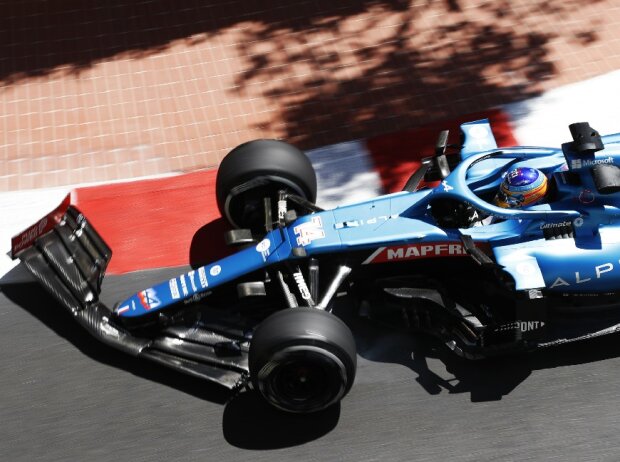 Titel-Bild zur News: Fernando Alonso Unfall Monaco