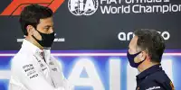 Toto Wolff, Christian Horner, Mick Schumacher