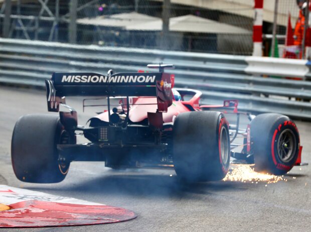 Titel-Bild zur News: Charles Leclercs kontroverser Unfall im Qualifying zum Grand Prix von Monaco 2021