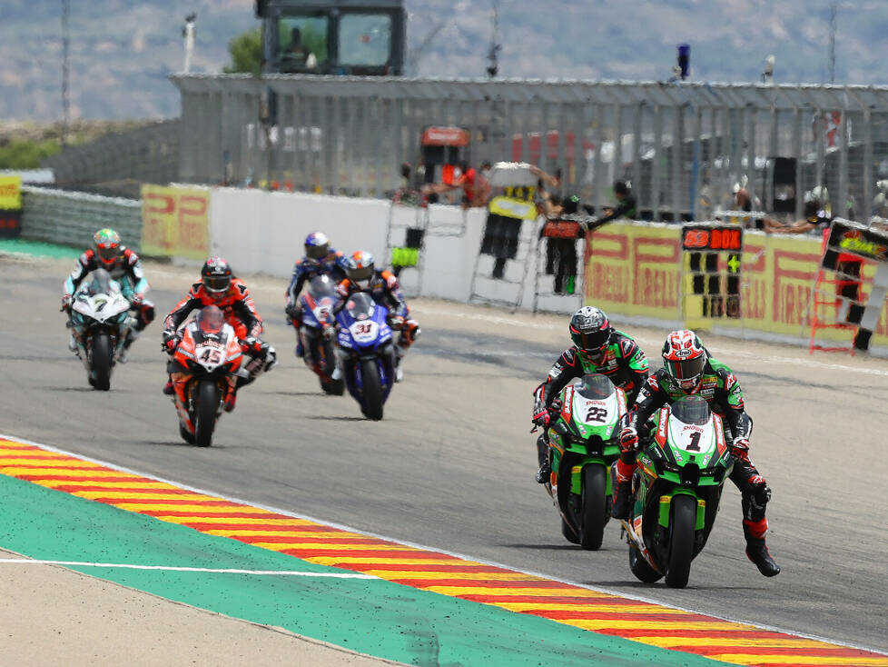 WSBK Start Aragon