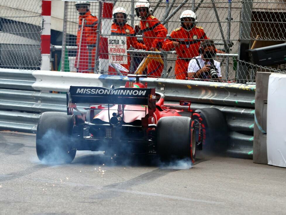 Charles Leclerc, Unfall im Qualifying