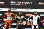 Scott Redding, Jonathan Rea und Tom Sykes 