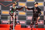 Alex Lowes und Jonathan Rea 