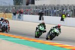 Lucas Mahias und Isaac Vinales 