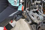 Die lädierte Ducati von Chaz Davies