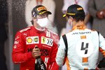 Carlos Sainz (Ferrari) und Lando Norris (McLaren) 