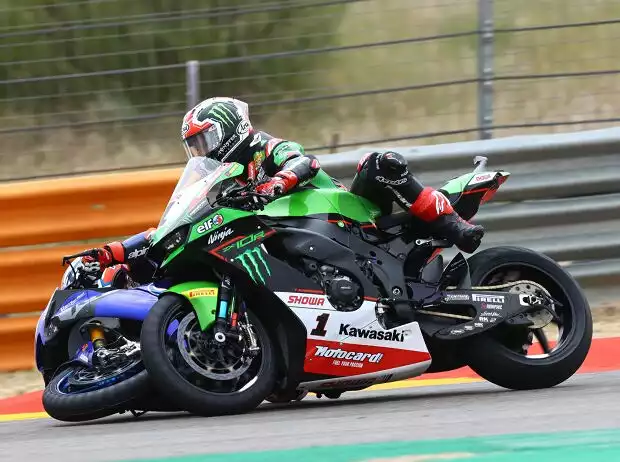 Jonathan Rea, Garrett Gerloff Titel-Bild zur News: Jonathan Rea, Garrett Gerloff