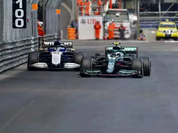 Sebastian Vettel, George Russell Titel-Bild zur News: Sebastian Vettel, George Russell
