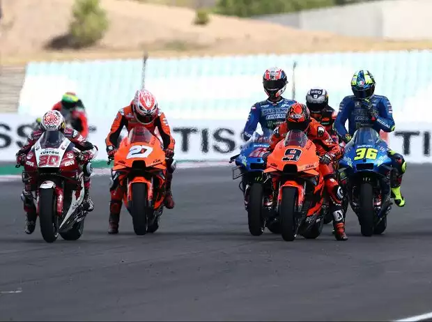 Titel-Bild zur News: MotoGP Probestart, Startübungen