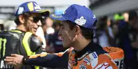 Bild zum Inhalt: Marc Marquez über Valentino Rossi: "Seine Einstellung ist bewundernswert"