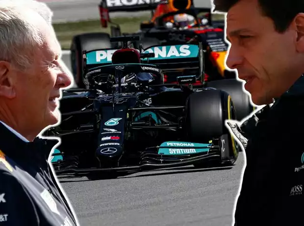 Helmut Marko, Lewis Hamilton, Max Verstappen, Toto Wolff Titel-Bild zur News: Helmut Marko, Lewis Hamilton, Max Verstappen, Toto Wolff