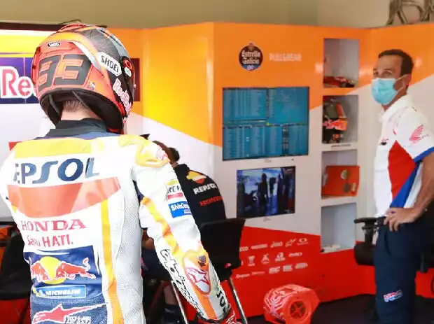 Marc Marquez, Alberto Puig Titel-Bild zur News: Marc Marquez, Alberto Puig