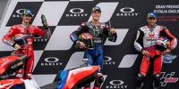 Bild zum Inhalt: MotoGP-Liveticker Mugello: Rekordpole für Quartararo - Marquez ärgert Vinales