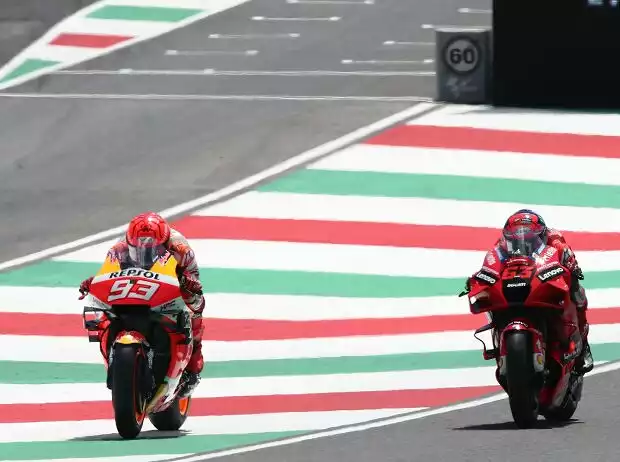 Marc Marquez, Francesco Bagnaia Titel-Bild zur News: Marc Marquez, Francesco Bagnaia