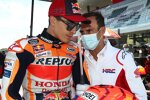 Marc Marquez und Alberto Puig (Honda) 