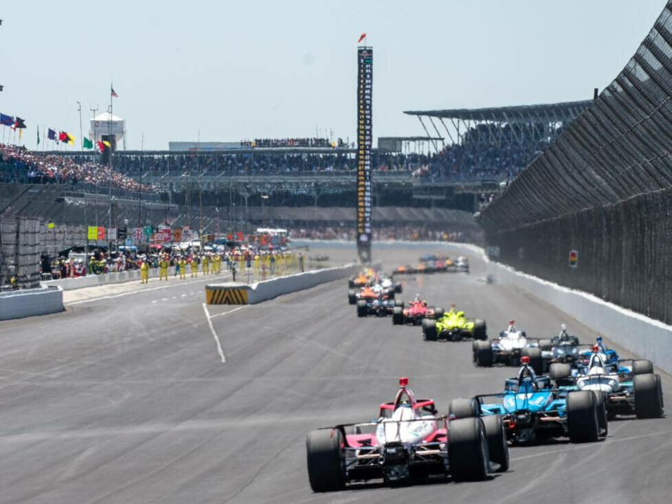 Renn-Action beim Indy 500 der IndyCar-Saison 2021