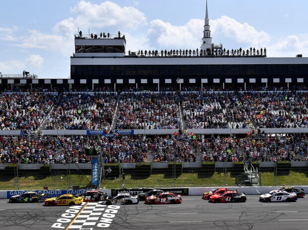 Start zum NASCAR-Rennen 2019 auf dem Pocono Raceway