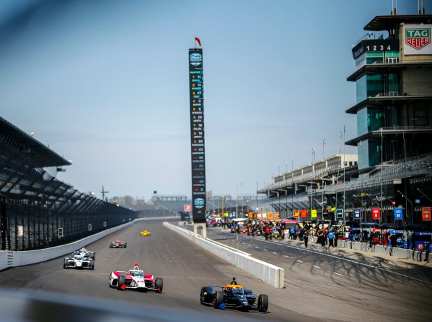 IndyCar-Test auf dem Indianapolis Motor Speedway