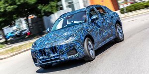 Maserati Grecale zeigt sich als Prototyp auf offiziellen Fotos