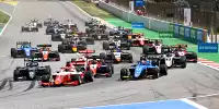 Start der Formel 3 in Barcelona 2021