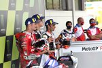 Fabio Quartararo (Yamaha), Jack Miller (Ducati) und Johann Zarco (Pramac) 