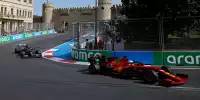 Bild zum Inhalt: Charles Leclerc: Führung in Baku durch Ast verloren