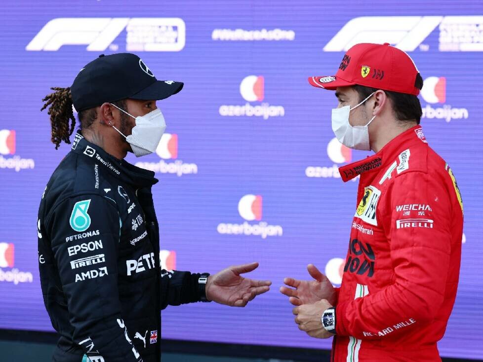 Charles Leclerc, Lewis Hamilton