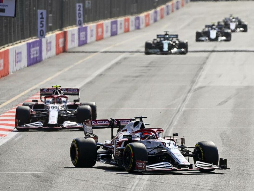 Antonio Giovinazzi, Kimi Räikkönen Alfa Romeo
