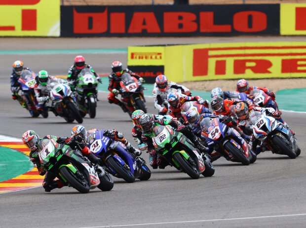 WSBK Start Aragon