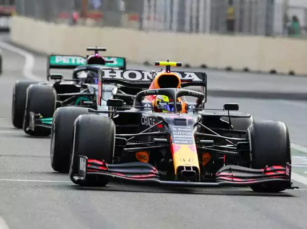 Sergio Perez, Lewis Hamilton Titel-Bild zur News: Sergio Perez, Lewis Hamilton