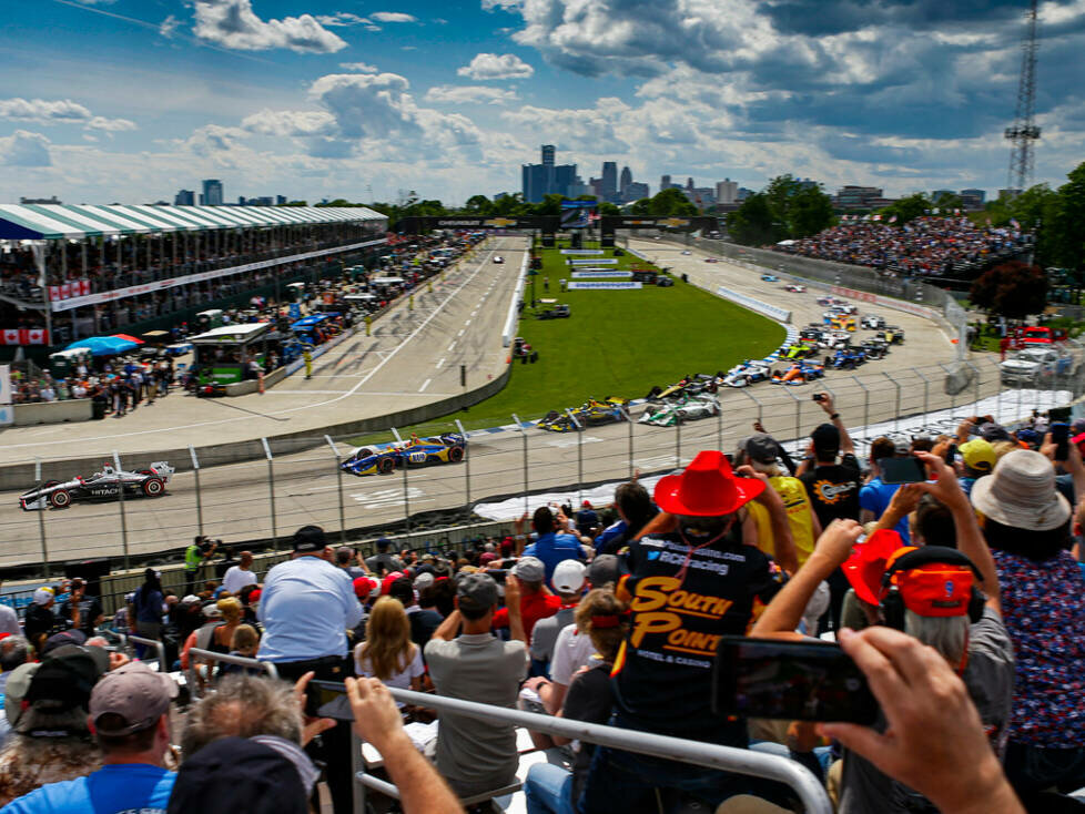 Start zum IndyCar-Rennen in Detroit 2019