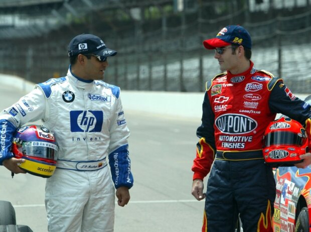 Juan Pablo Montoya, Jeff Gordon