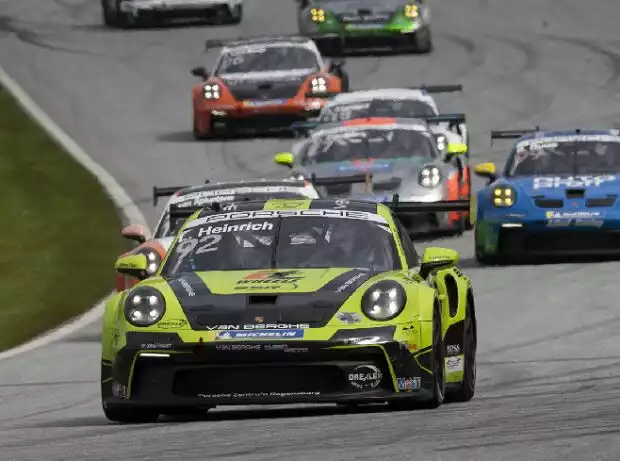 Laurin Heinrich beim Rennen des Porsche-Carrera-Cup in Spielberg 2021 Titel-Bild zur News: Laurin Heinrich beim Rennen des Porsche-Carrera-Cup in Spielberg 2021