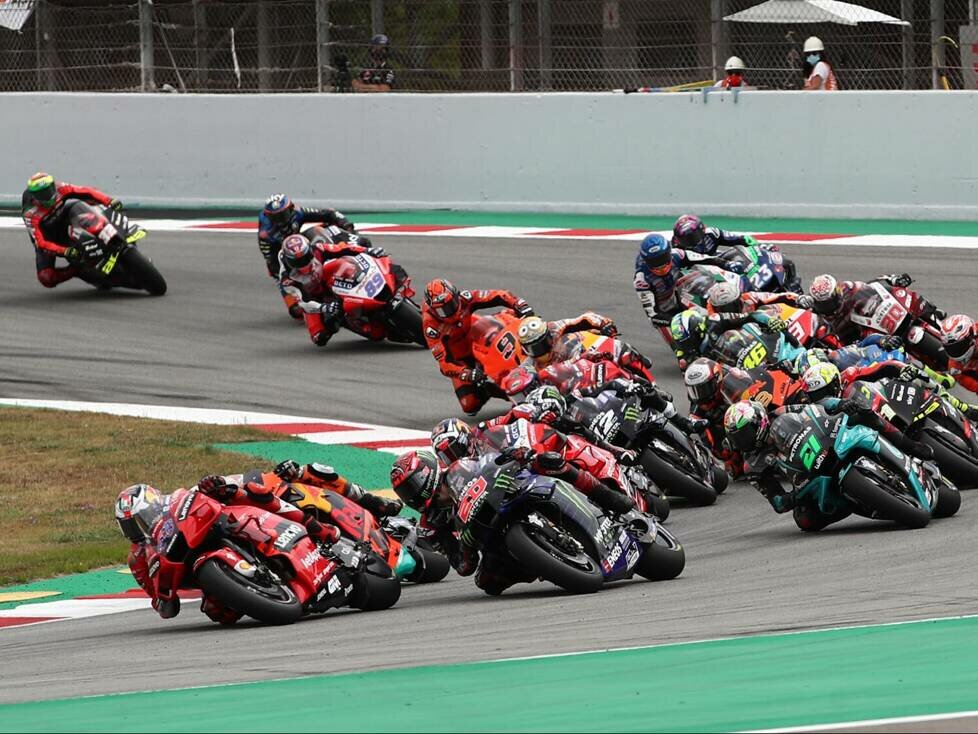MotoGP-Start in Barcelona