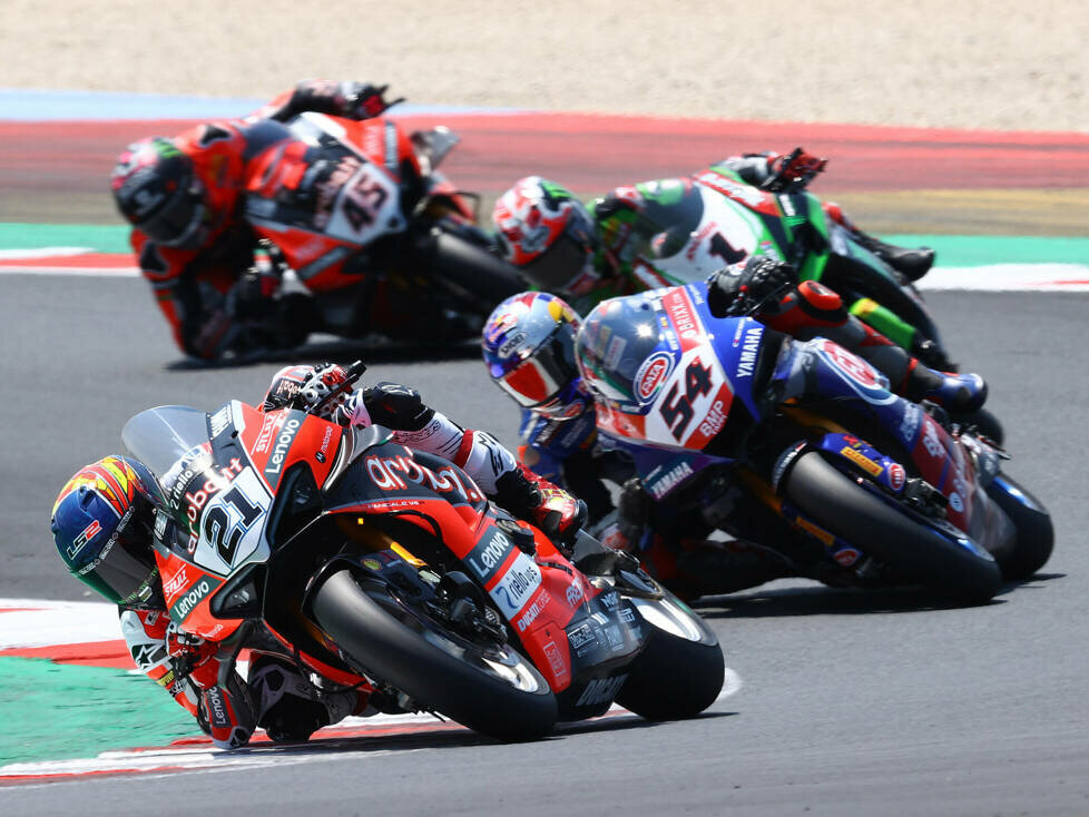 Michael Ruben Rinaldi, Toprak Razgatlioglu, Jonathan Rea, Scott Redding