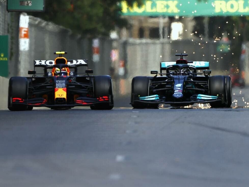 Sergio Perez, Lewis Hamilton