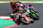 Michael Ruben Rinaldi, Jonathan Rea, Toprak Razgatlioglu und Scott Redding 