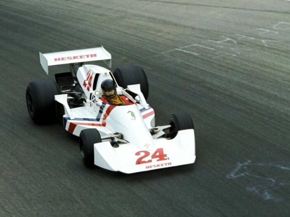 James Hunt 1975 in Monza im Hesketh 308C