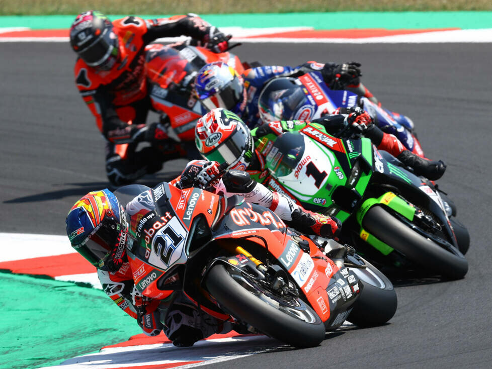 Michael Ruben Rinaldi, Jonathan Rea, Toprak Razgatlioglu, Scott Redding