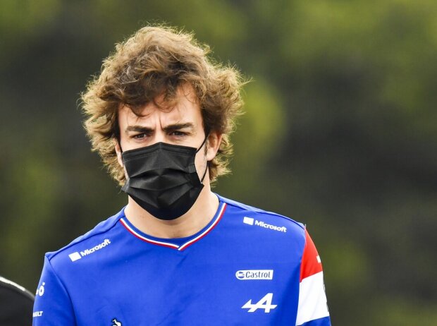 Fernando Alonso beim Trackwalk in Le Castellet