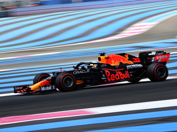 Max Verstappen im Freitagstraining zum Grand Prix von Frankreich in Le Castellet (Paul Ricard) 2021