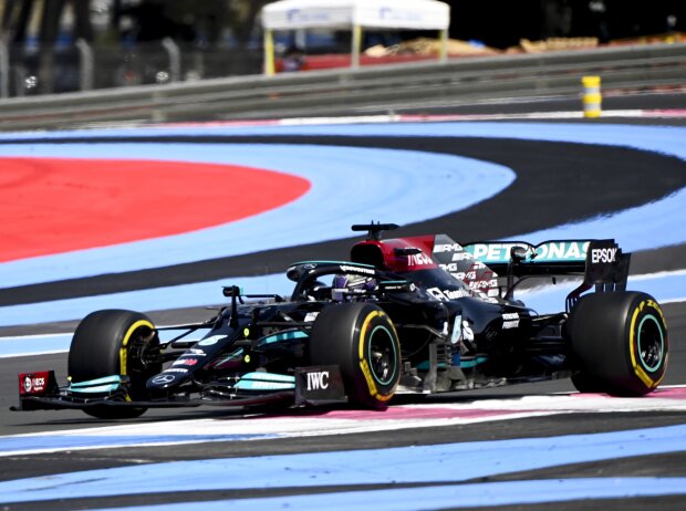 Titel-Bild zur News: Lewis Hamilton (Mercedes) in Le Castellet