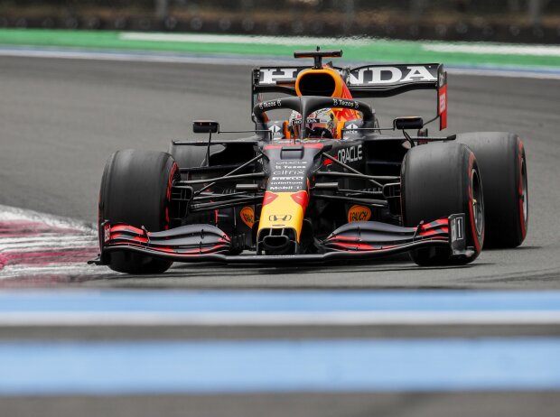 Titel-Bild zur News: Max Verstappen im Training zum Grand Prix von Frankreich in Le Castellet (Circuit Paul Ricard) 2021