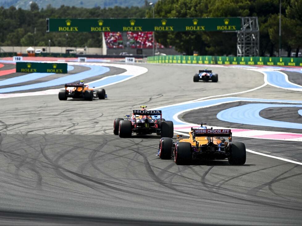 Lando Norris, Sergio Perez, Daniel Ricciardo