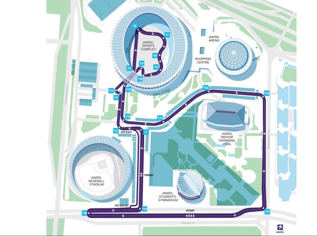 Streckenlayout: Stadtkurs in Seoul für die Formel E