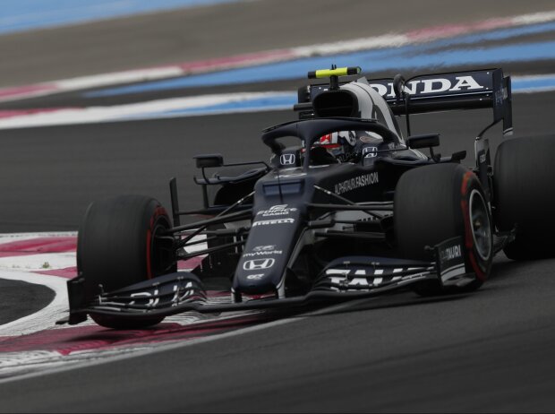 Pierre Gasly im AlphaTauri AT02 beim Frankreich-Grand-Prix 2021 in Le Castellet Pierre Gasly im AlphaTauri AT02 beim Frankreich-Grand-Prix 2021 in Le Castellet