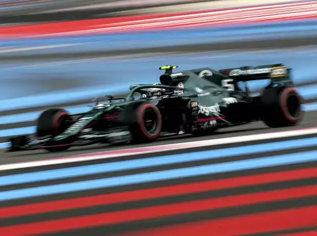 Sebastian Vettel (Aston Martin) im Qualifying zum Großen Preis von Frankreich in Le Castellet Titel-Bild zur News: Sebastian Vettel (Aston Martin) im Qualifying zum Großen Preis von Frankreich in Le Castellet