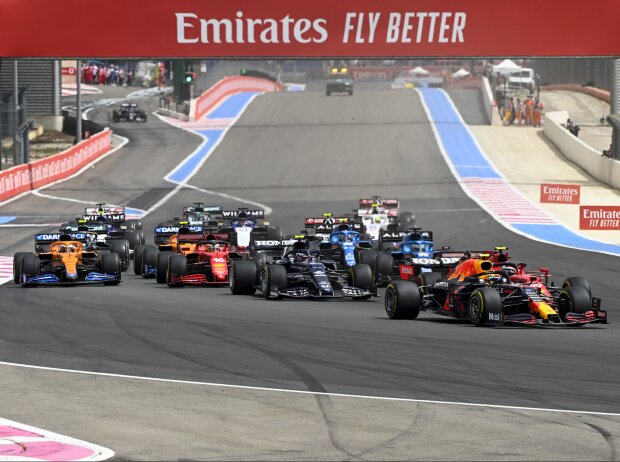 Start zum Grand Prix von Frankreich in Le Castellet (Circuit Paul Ricard) 2021